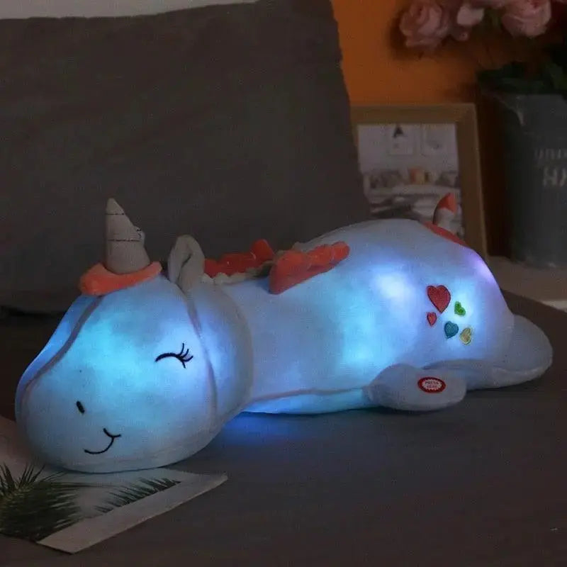 LED Light-Up Plush Unicorn Toy for a Radiant Glow