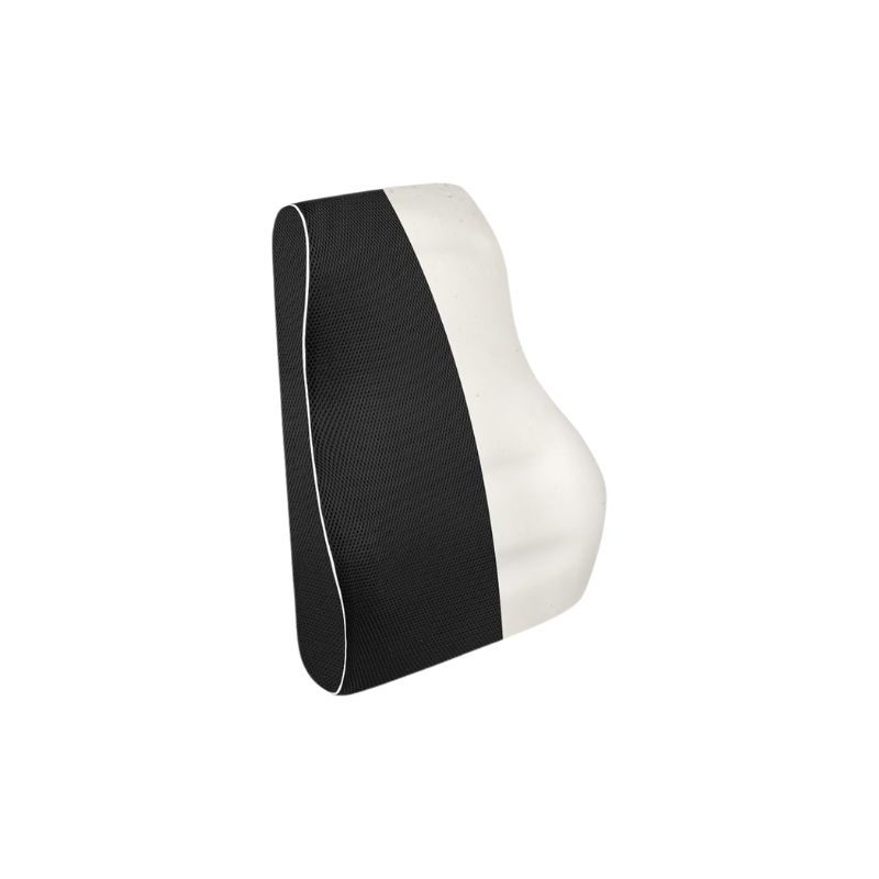 ErgoComfort Lumbar Pillow with Memory Foam and Washable Cover