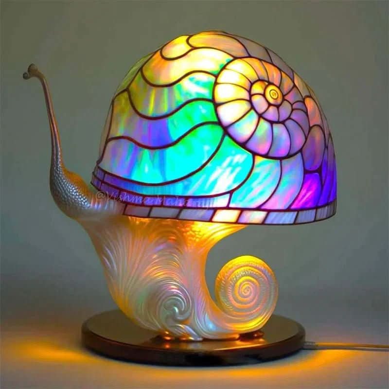 LunaGlow - Elegant Wireless Mosaic Lamp for Cozy Spaces