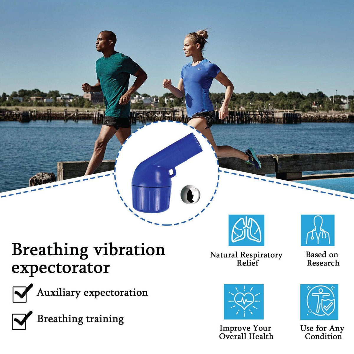 Breathing Exerciser for Natural Mucus Clearance and Respiratory Health
