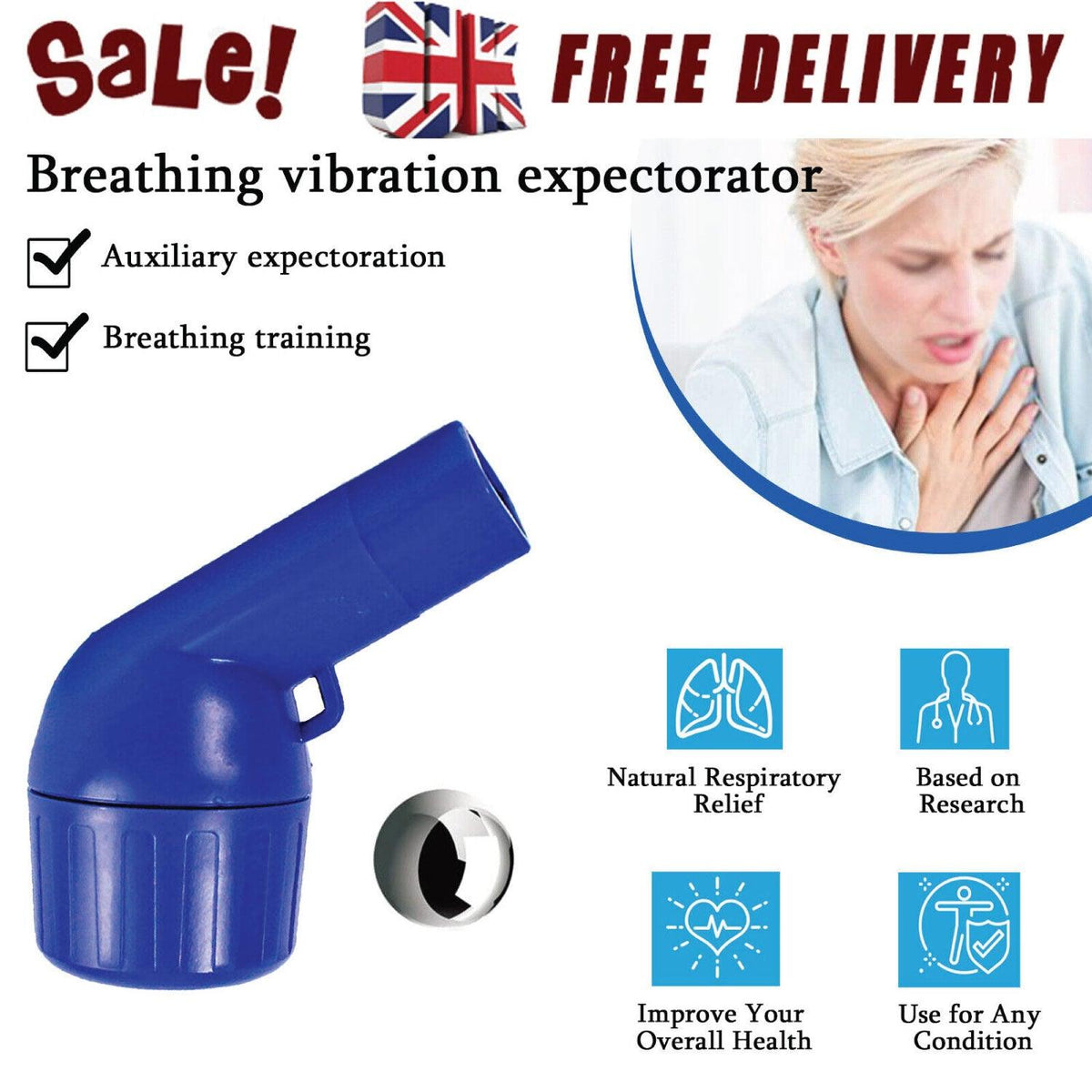 Breathing Exerciser for Natural Mucus Clearance and Respiratory Health
