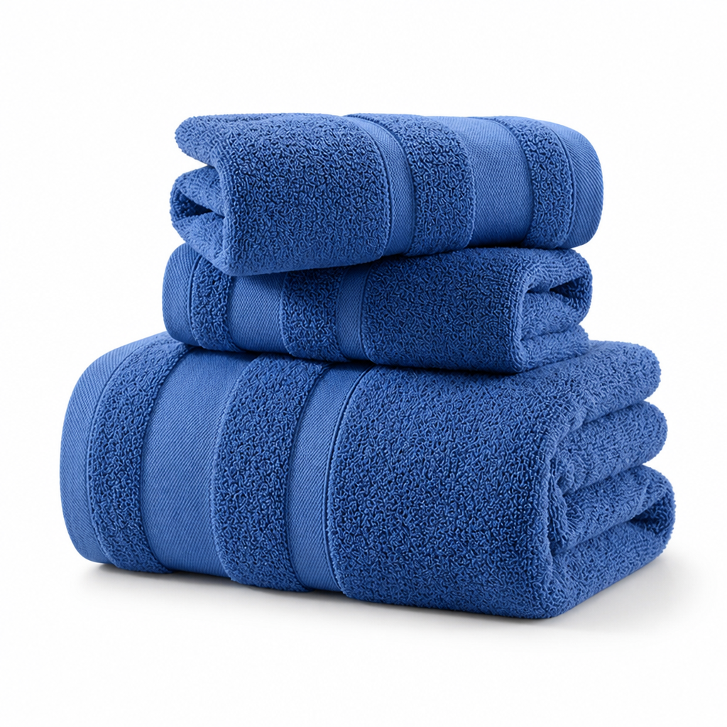 100% Cotton Plush Towel Set (Hand & Bath Sizes)
