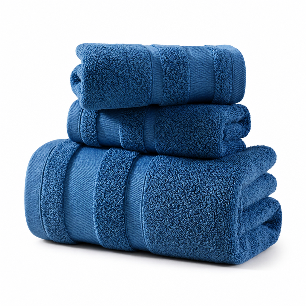 100% Cotton Plush Towel Set (Hand & Bath Sizes)