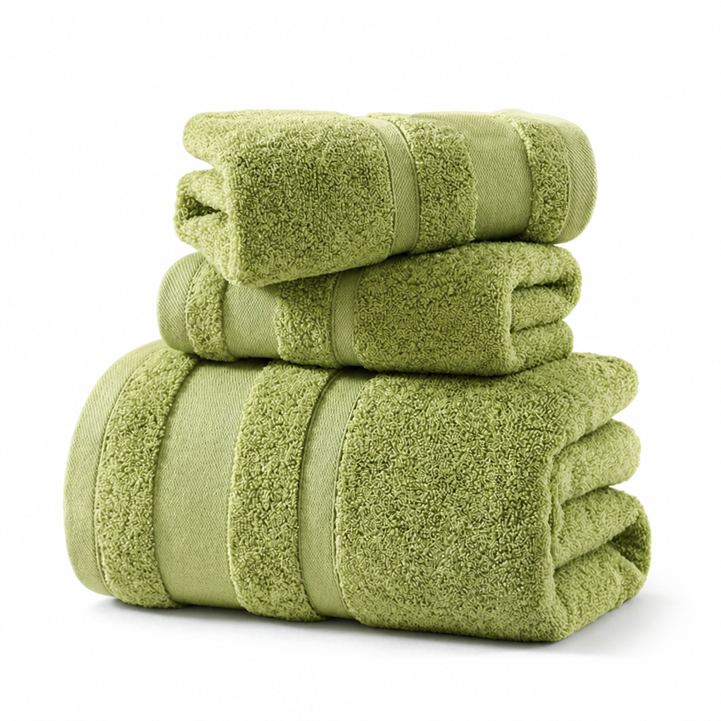 100% Cotton Plush Towel Set (Hand & Bath Sizes)