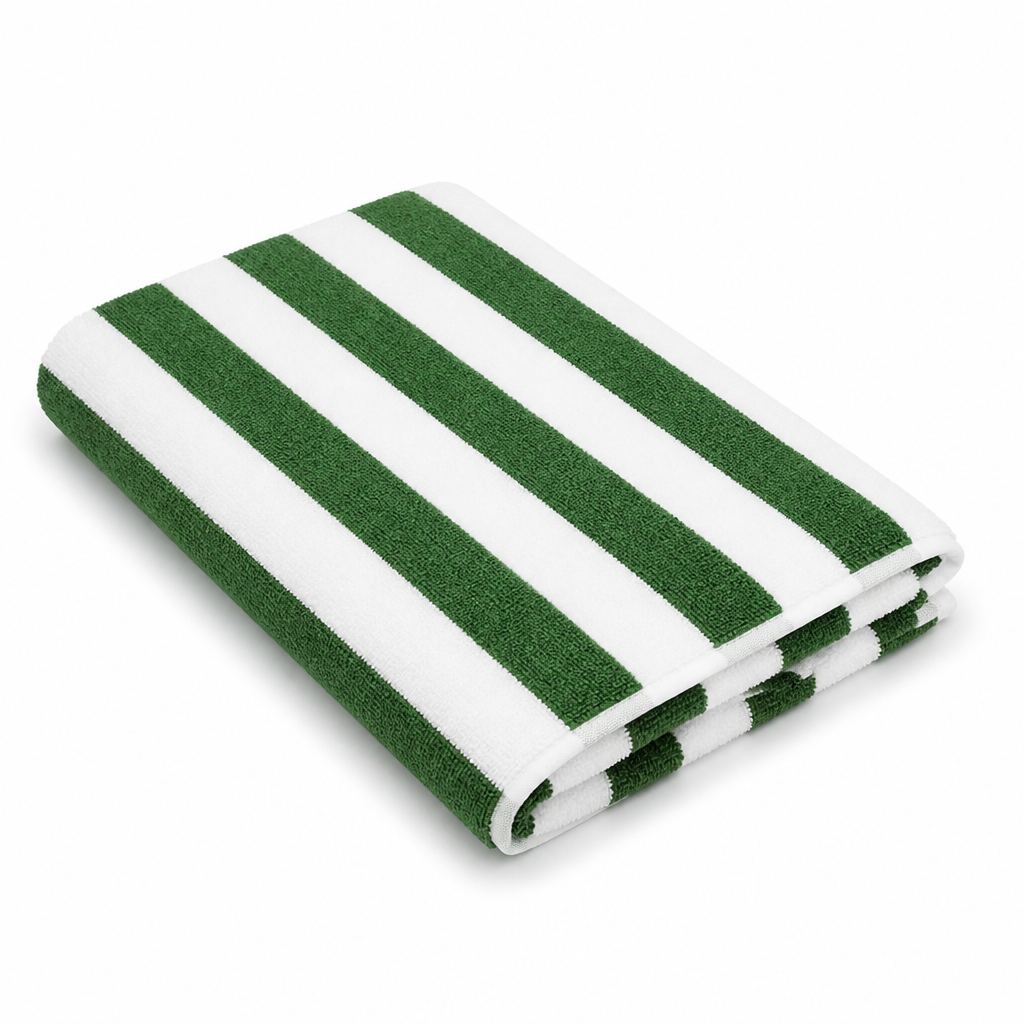 100% Cotton Quick-Dry Striped Bath Towel