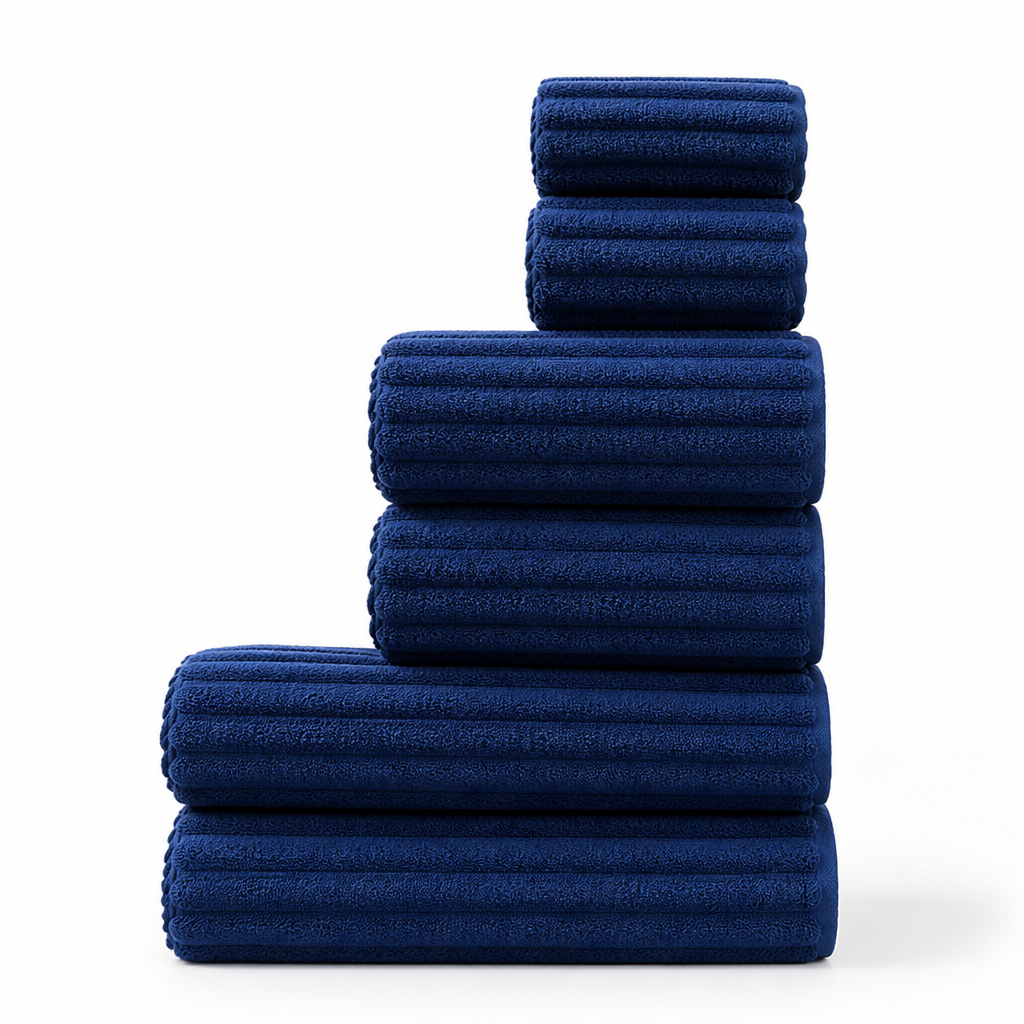 100% Cotton & Quick-Dry Terry Towel Set
