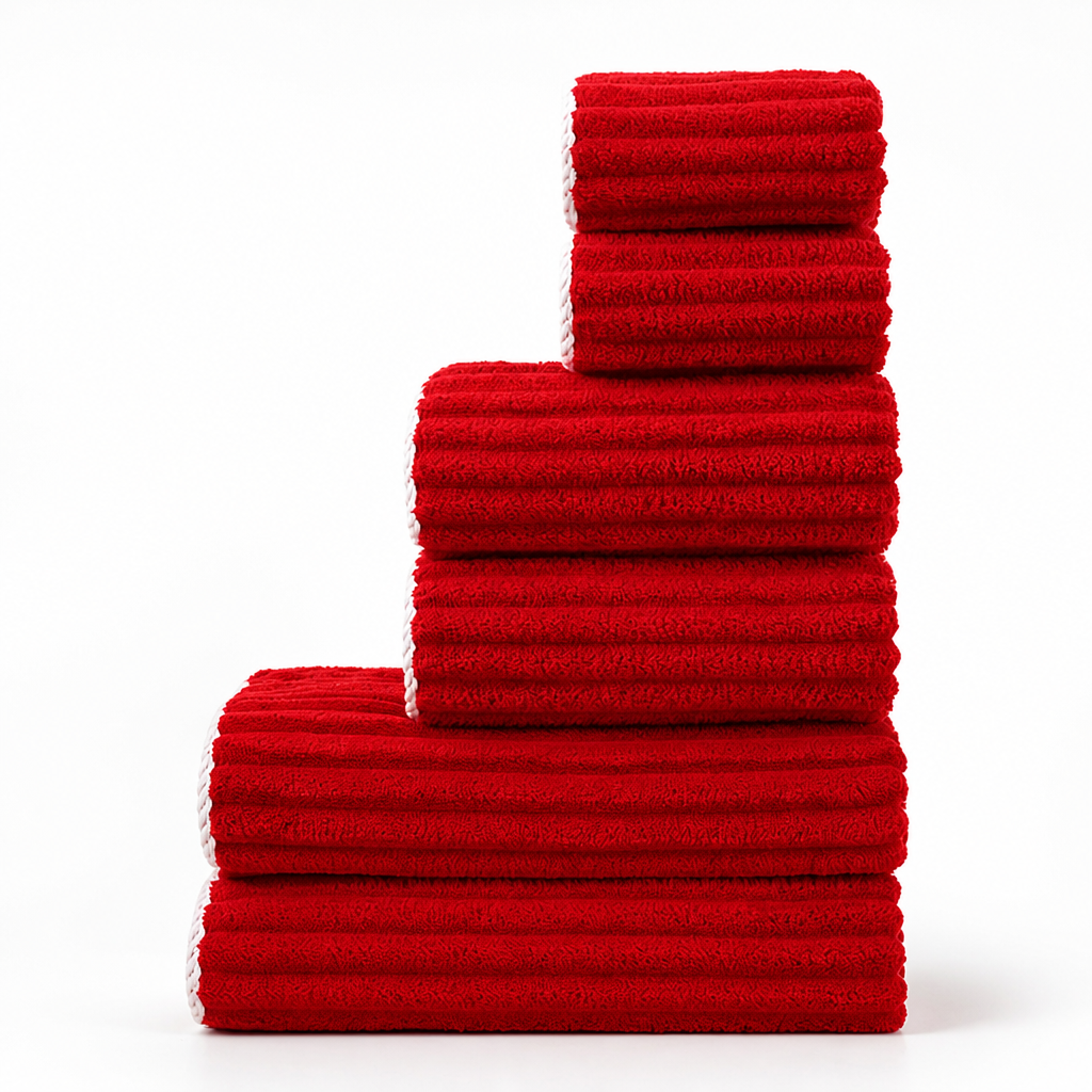 100% Cotton & Quick-Dry Terry Towel Set