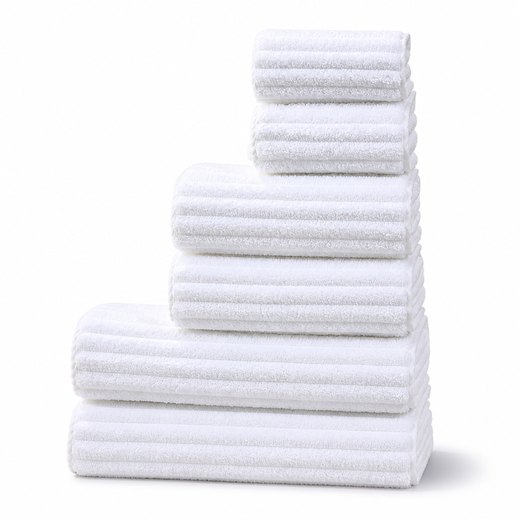100% Cotton & Quick-Dry Terry Towel Set