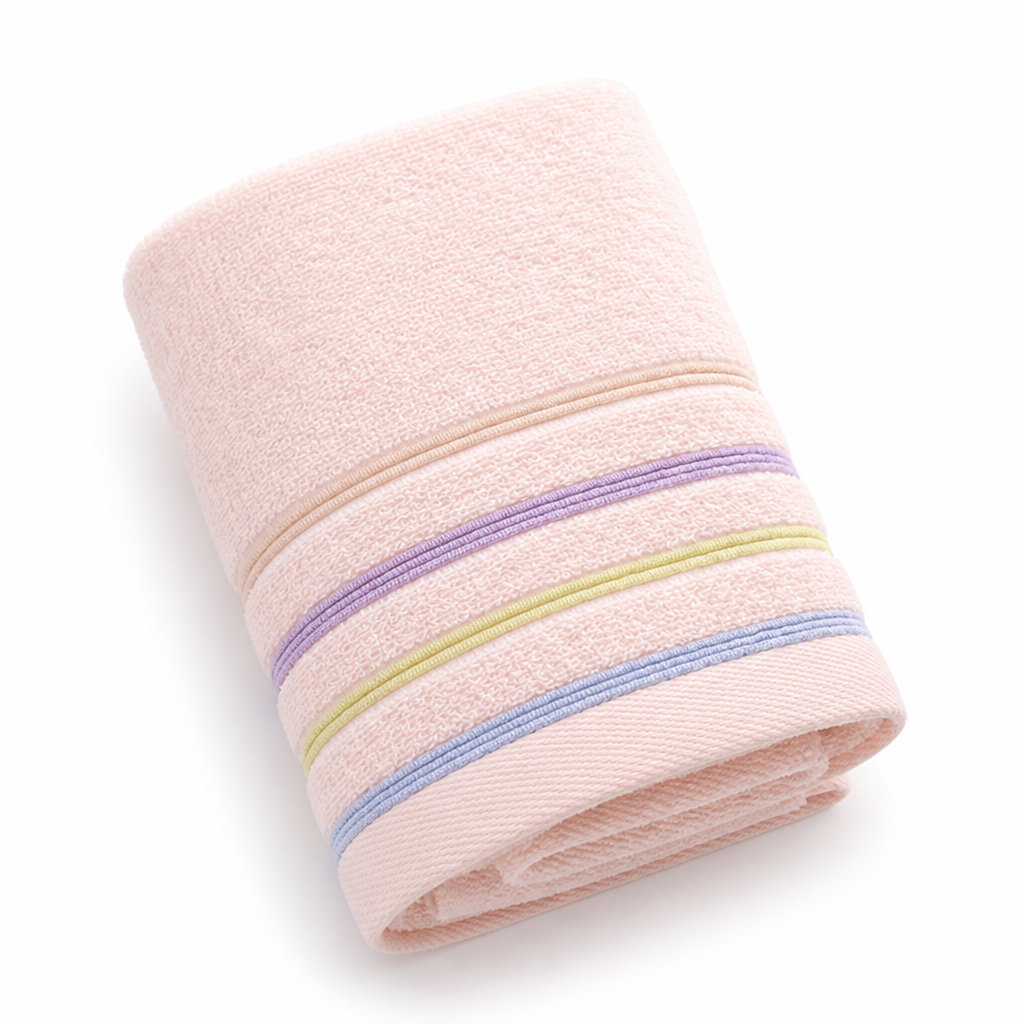 100% Cotton Striped Soft & Absorbent Bath Towel