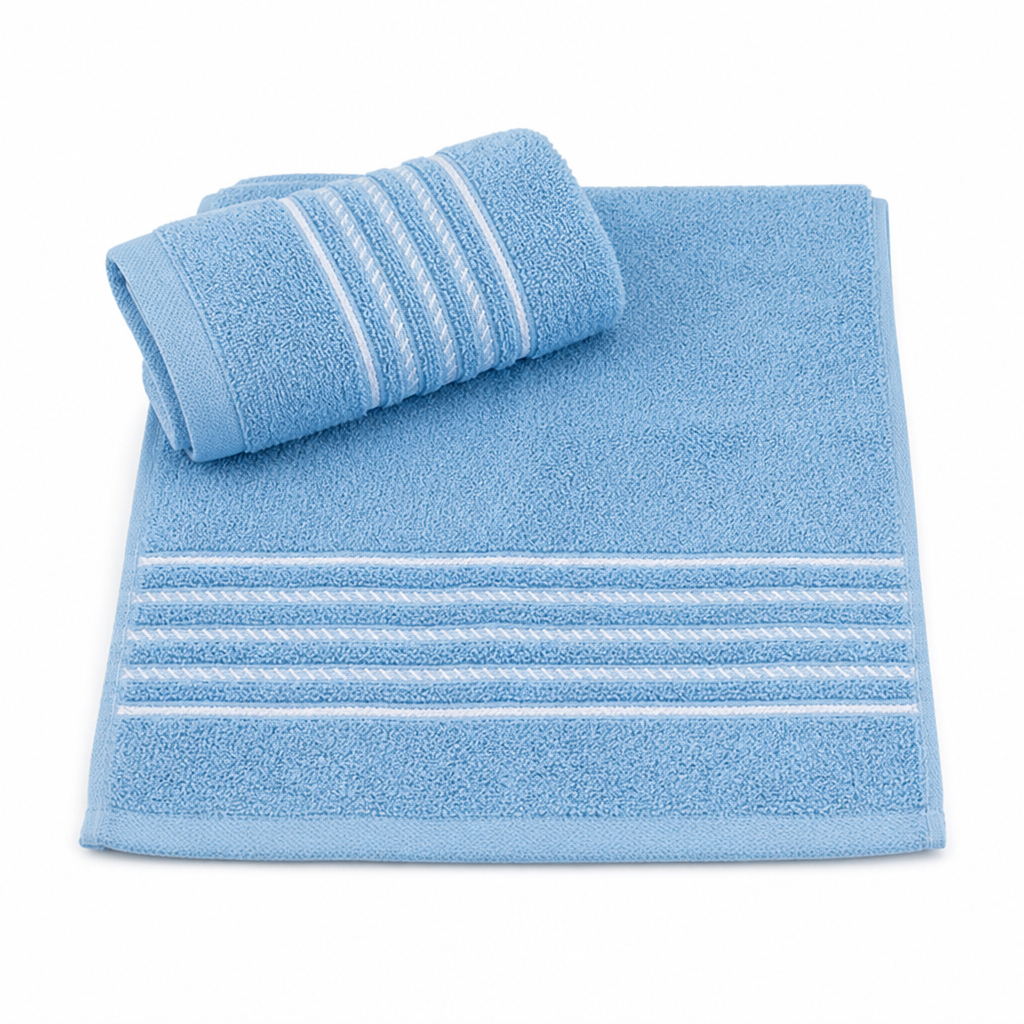 100% Cotton Striped Soft & Absorbent Bath Towel