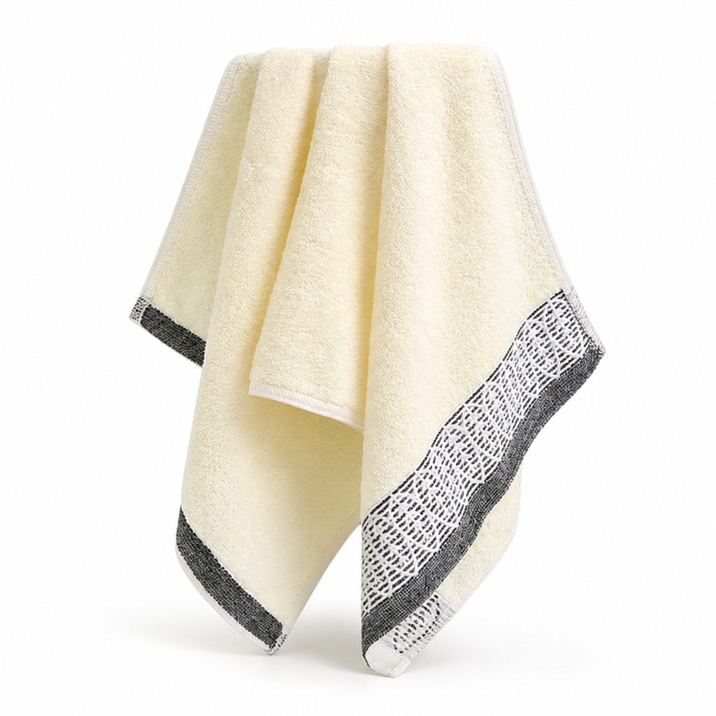 100% Cotton Striped Soft & Absorbent Bath Towel