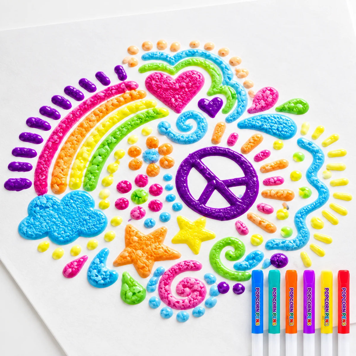3D Paint Pens Heat-Activated Set of 6