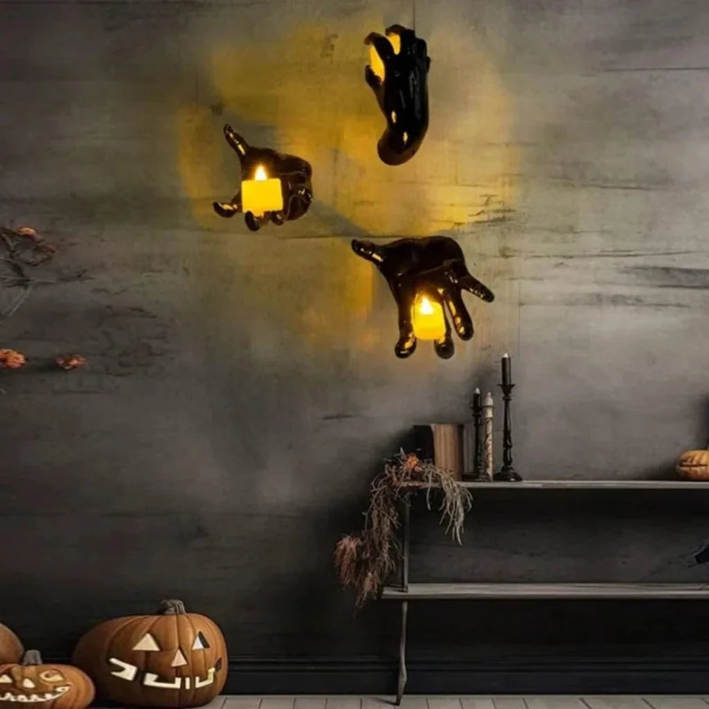 3D Wall Art Gothic Shadow-Casting Removable Adhesive