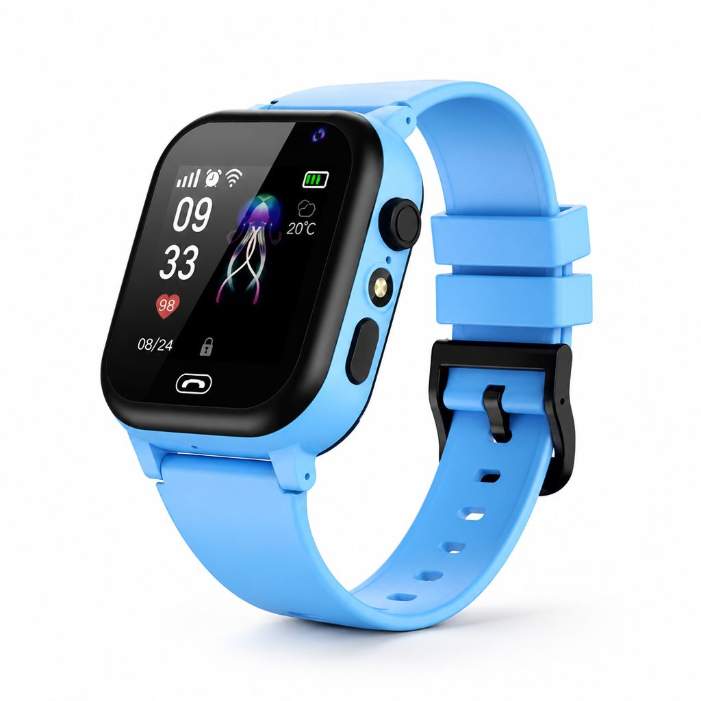 4G Real-Time GPS Kids Smartwatch (Video Calls & SOS)