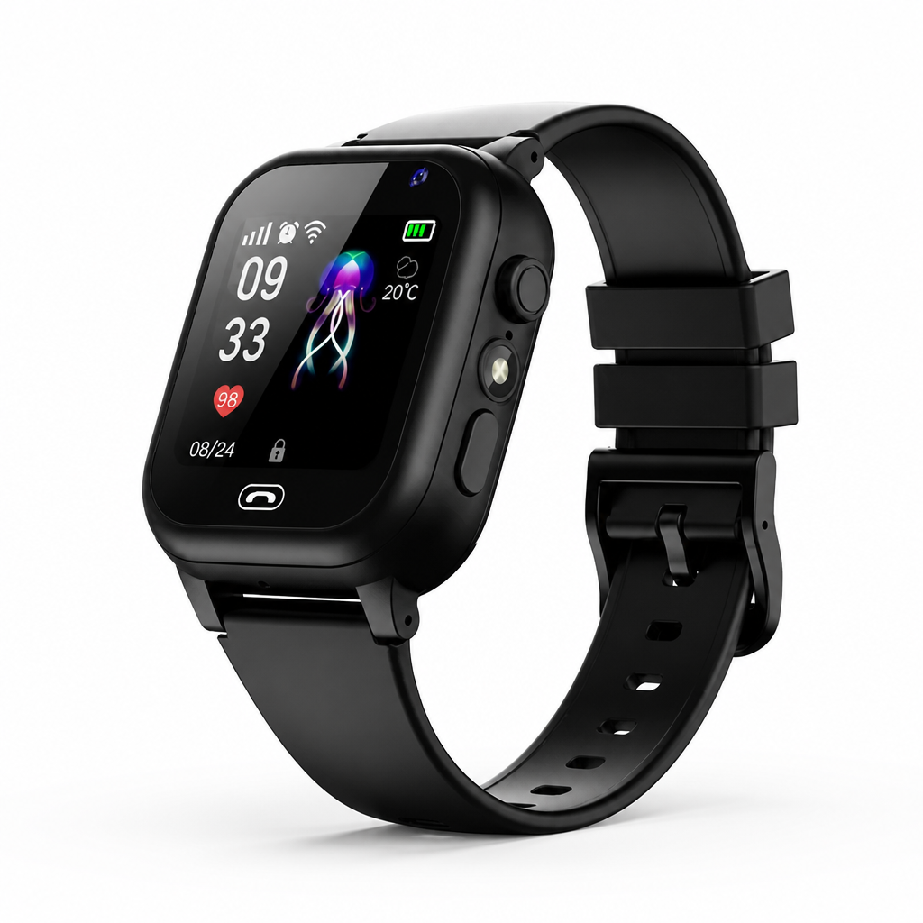 4G Real-Time GPS Kids Smartwatch (Video Calls & SOS)