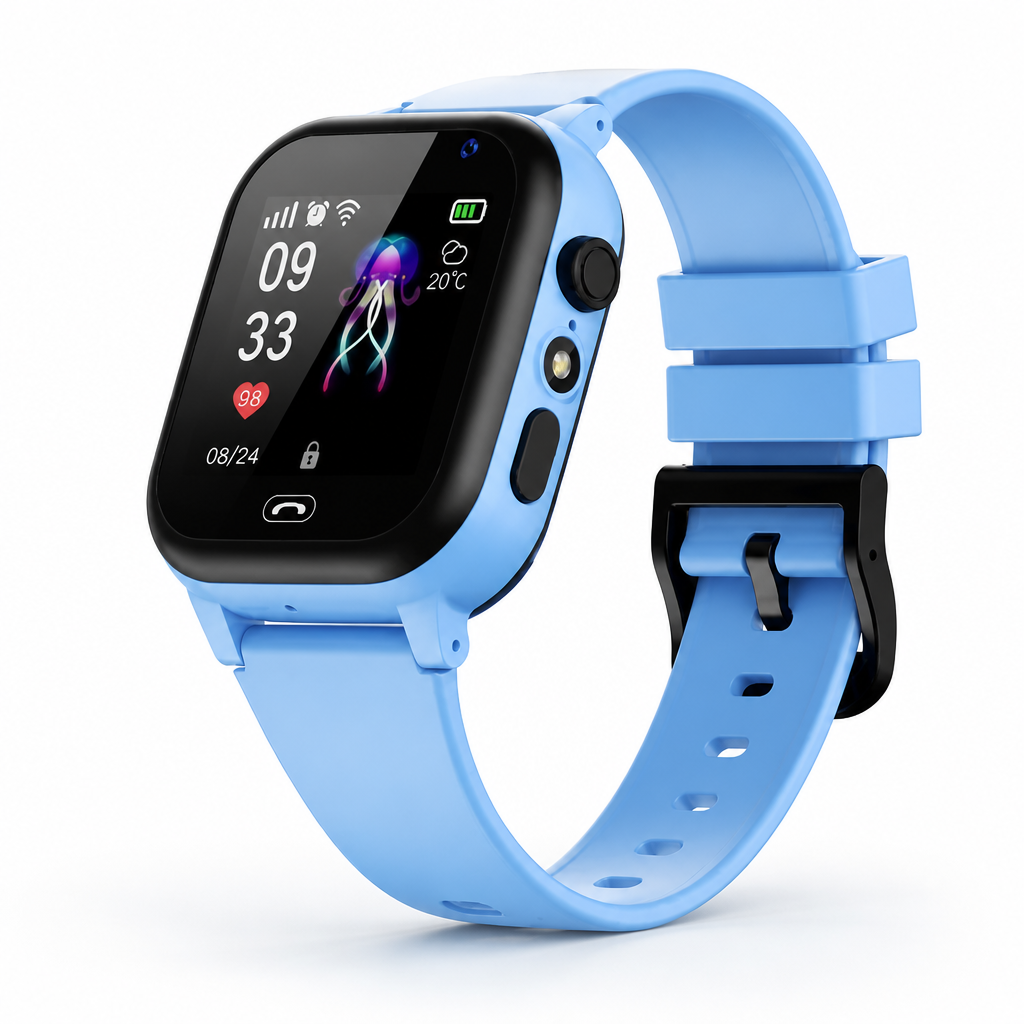 4G Real-Time GPS Kids Smartwatch (Video Calls & SOS)