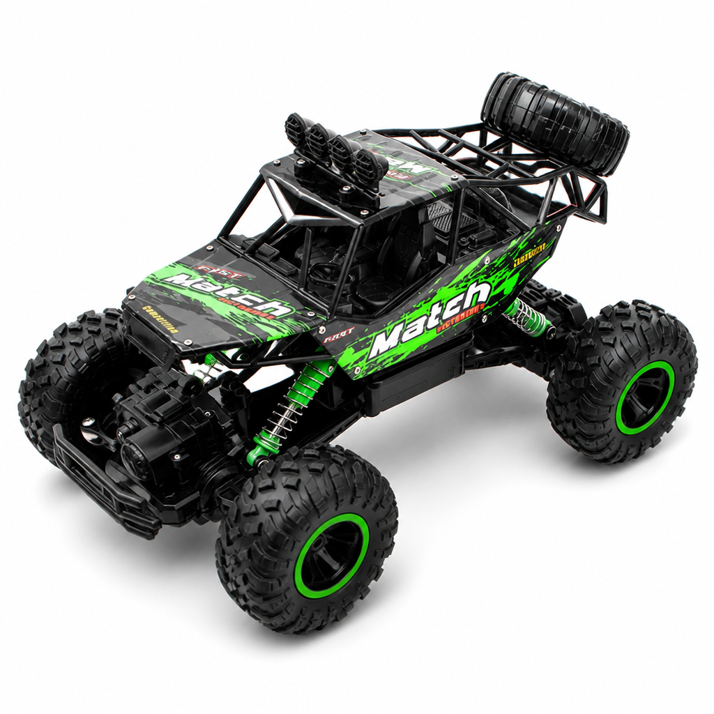 4WD Metal-Body Remote-Controlled Monster Truck