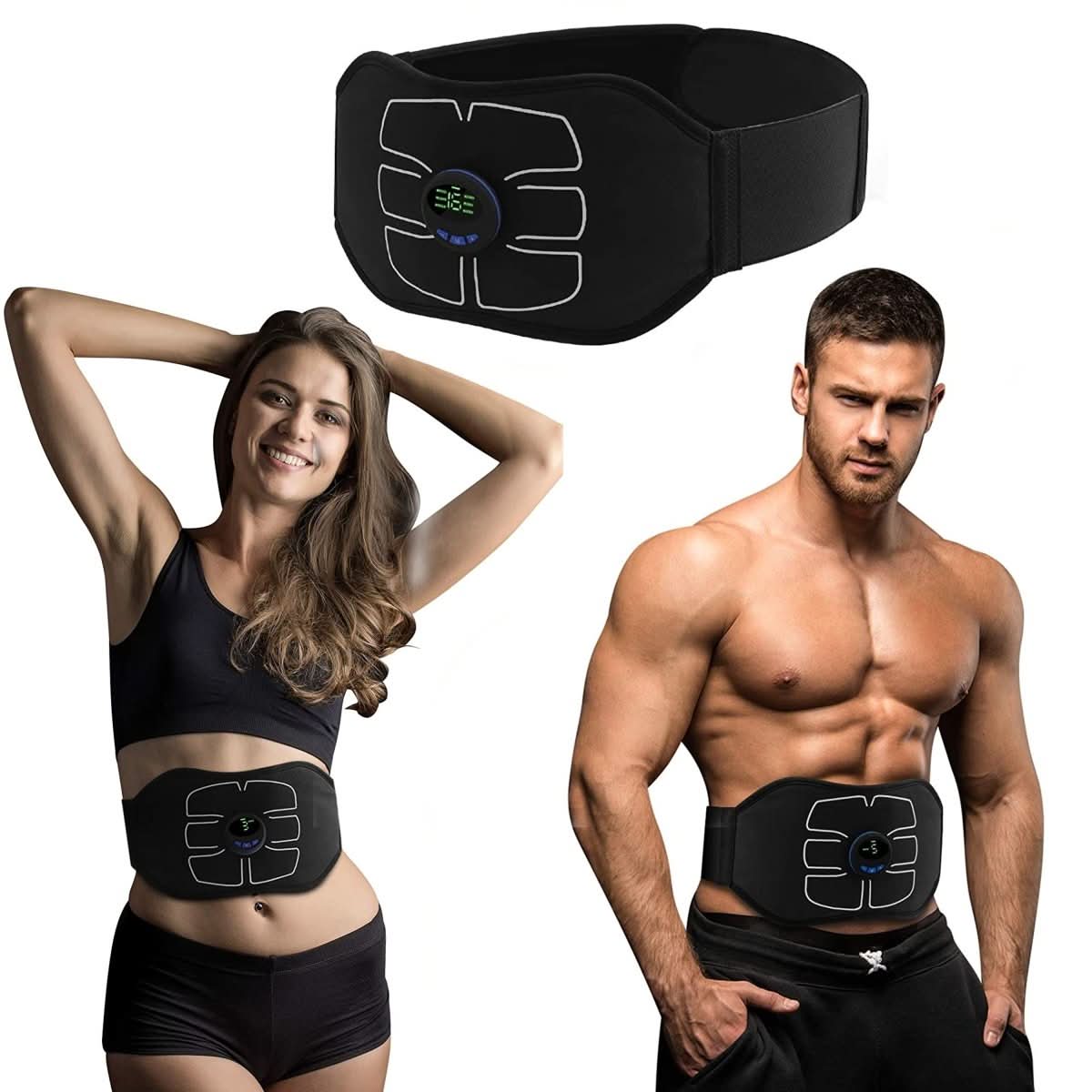 Ab Trainer EMS Stimulation Six Adjustable Modes USB Rechargeable