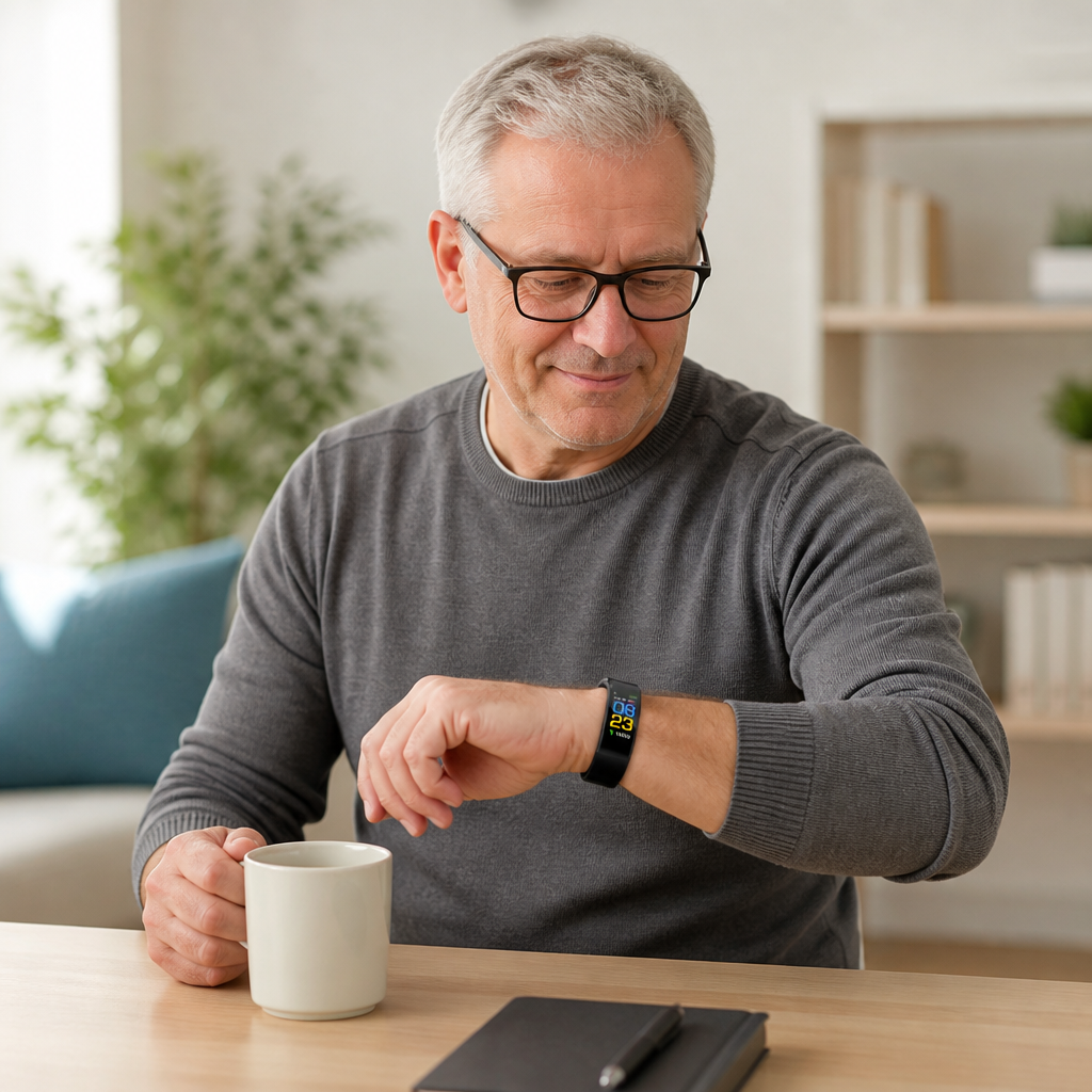 Accurate Heart Rate & Blood Pressure Smartwatch (For Seniors)