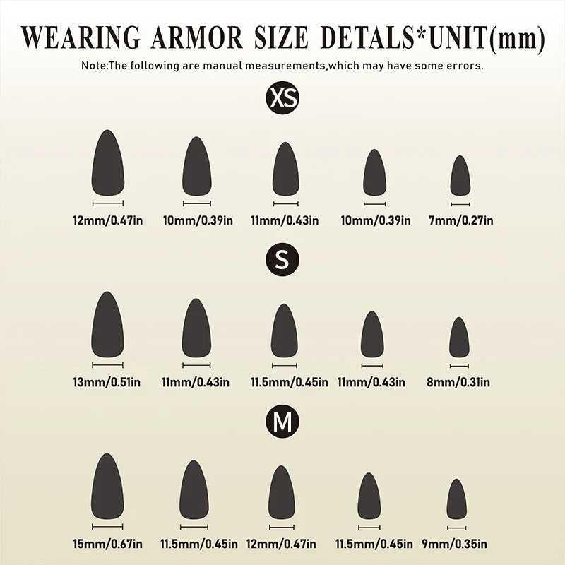 Acrylic Nail Set Christmas Designs Easy-Apply Damage-Free