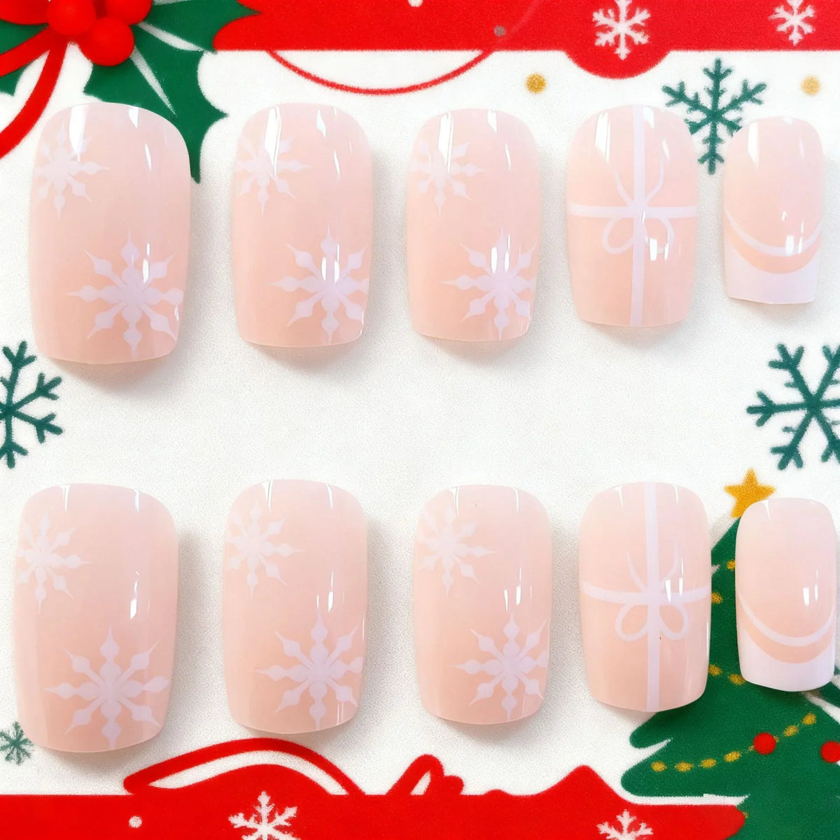 Acrylic Nail Tips Holiday Designs Easy Application