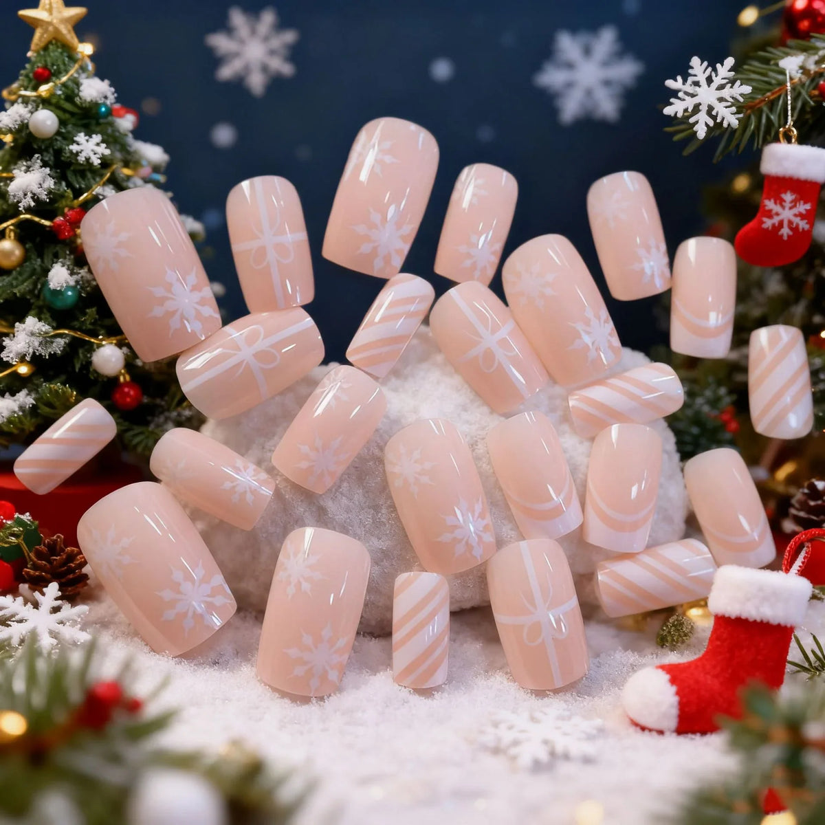 Acrylic Nail Tips Holiday Designs Easy Application