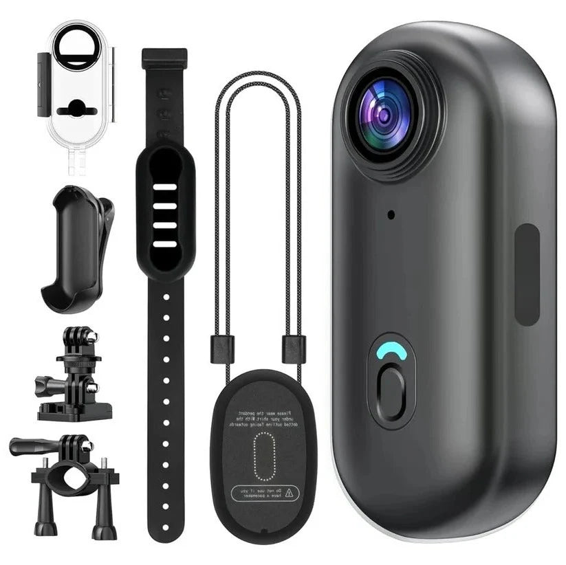 Action Camera 4K 30fps 128GB Moisture-Resistant