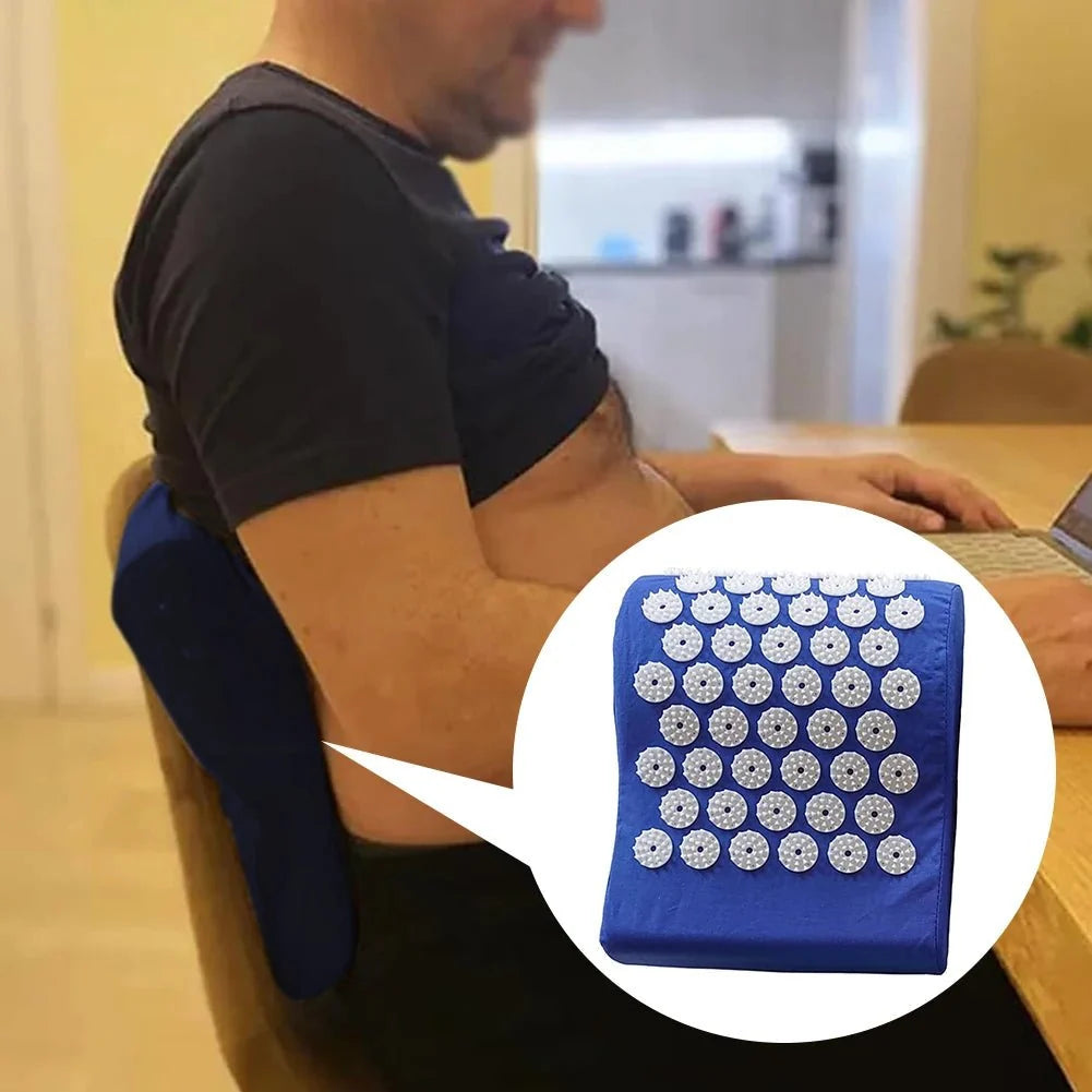 Acupressure Pillow Ergonomic Lower Back Support Washable