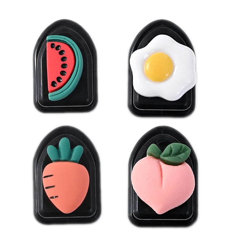 Adhesive Hooks Animal Design Set of 4 for Car & Home