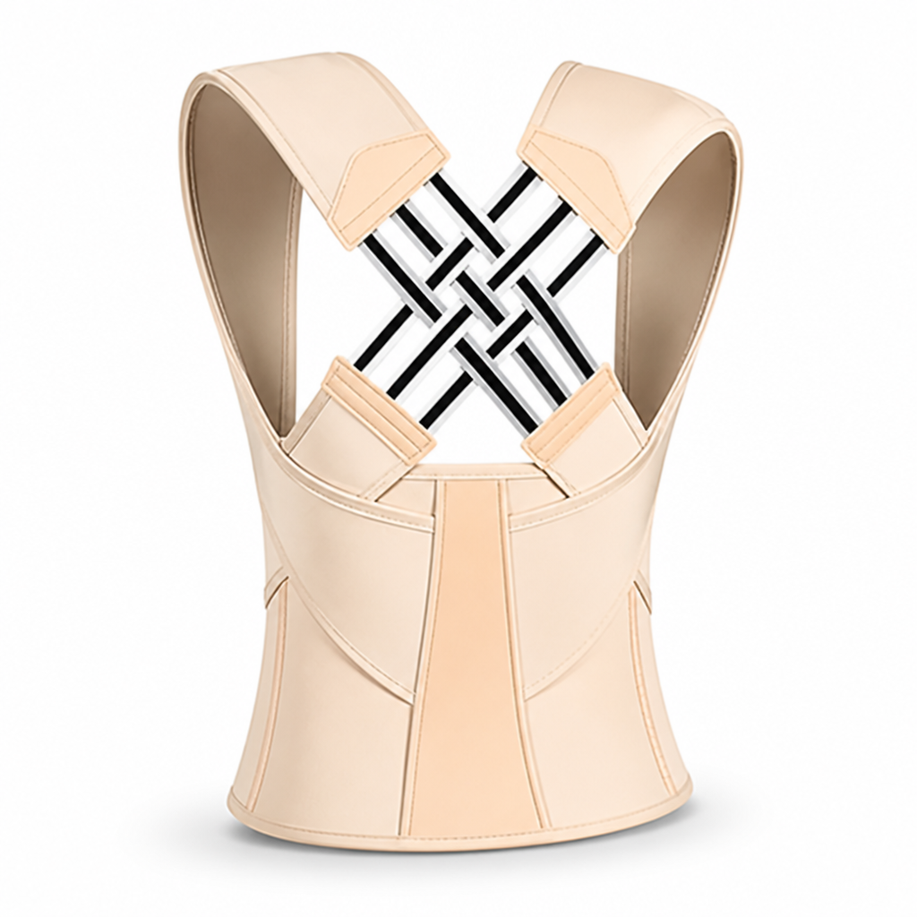 Adjustable Breathable Posture Correction Belt (Discreet Under‑Clothing)