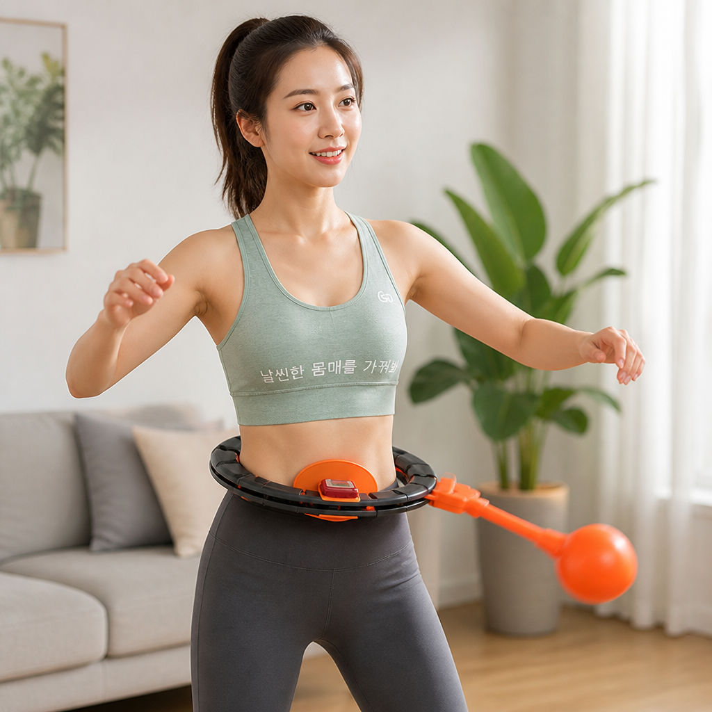 Adjustable Fit & Smart Counter Hula Hoop