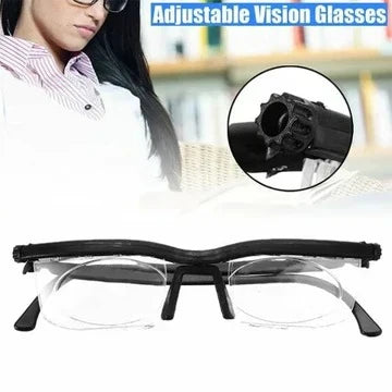 Adjustable Focus Glasses Dial Control Lightweight Universal Fit
