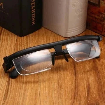 Adjustable Focus Glasses Integrated Dial & Independent Lenses