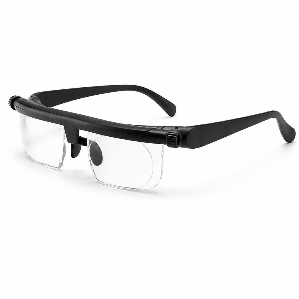 Adjustable Focus Impact-Resistant Glasses