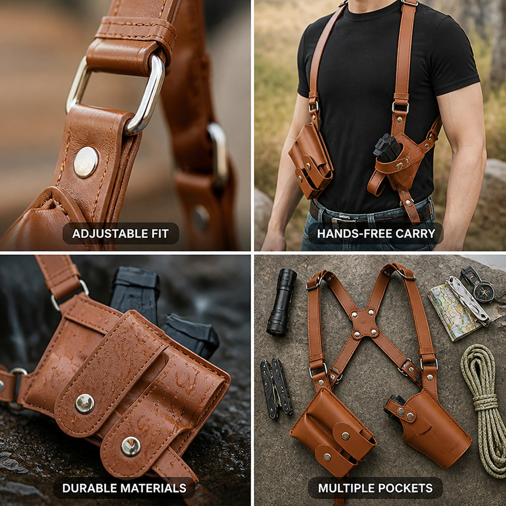 Adjustable Multi-Pocket Tactical Harness