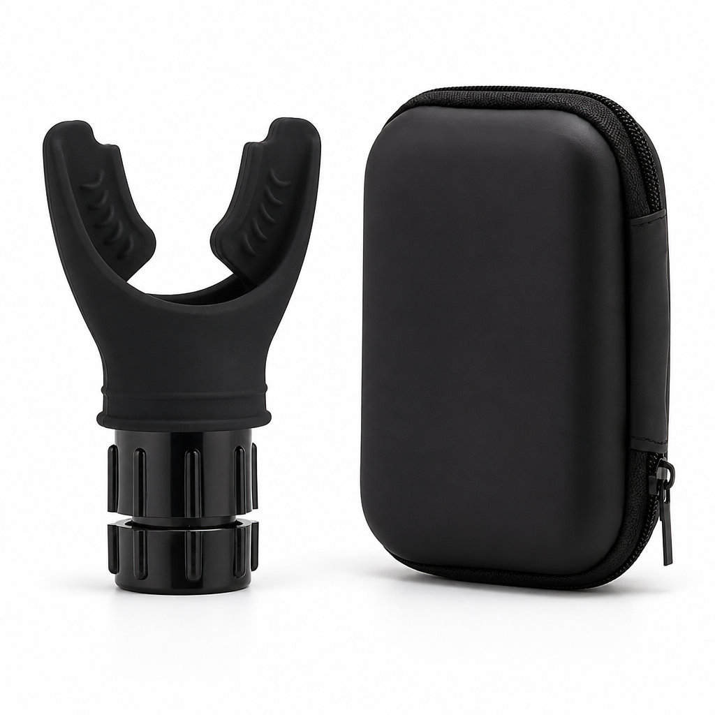 Adjustable Resistance Portable Breathing Trainer (Includes Storage Case)