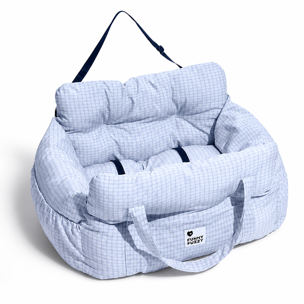Adjustable Safety Harness Machine-Washable Dog Booster Seat