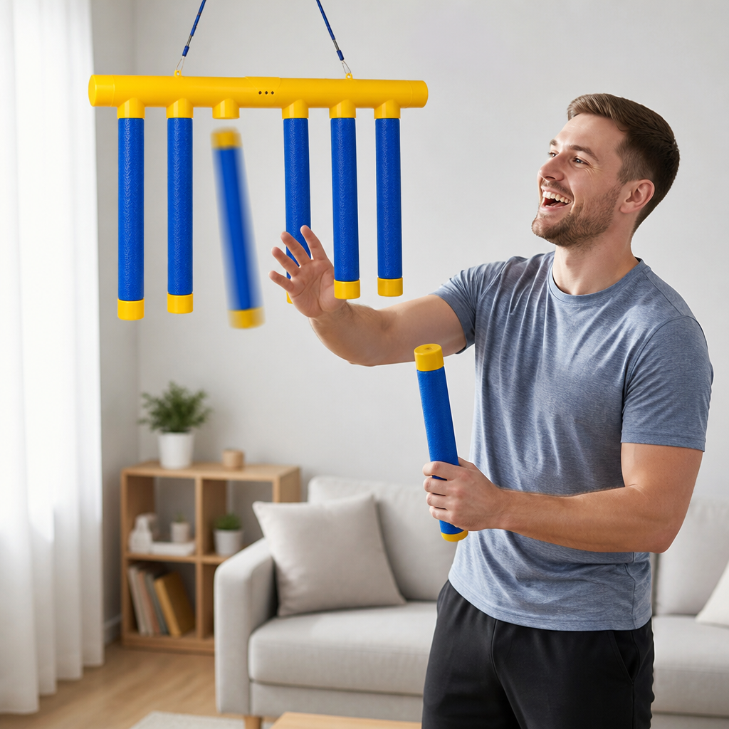 Adjustable-Speed USB-Rechargeable Reflex Catch Game
