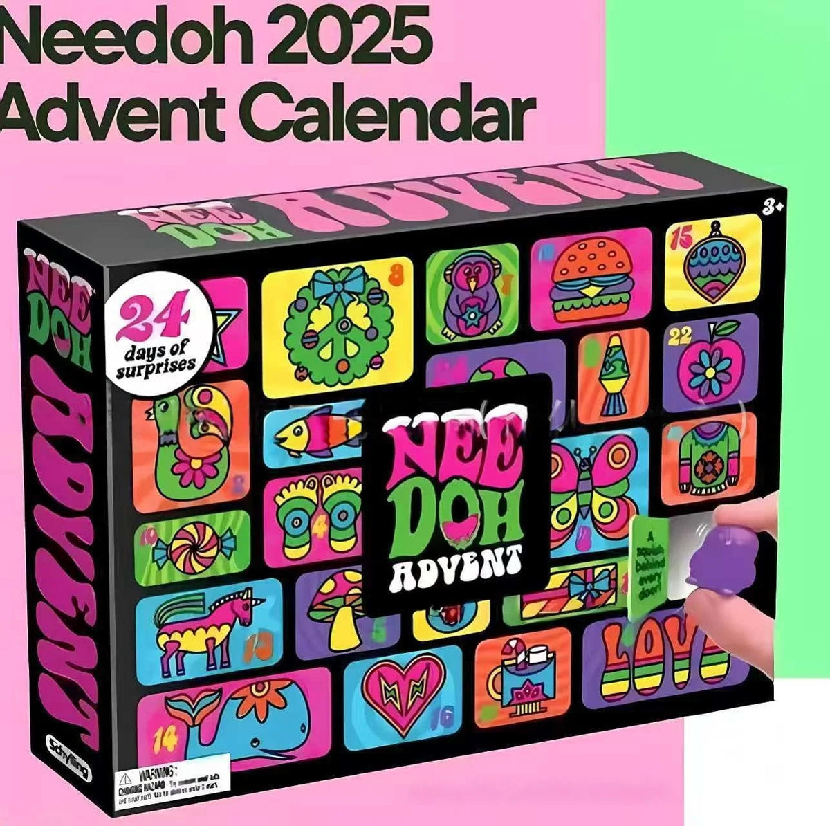 Advent Calendar 24 Daily Surprises Resin Figures