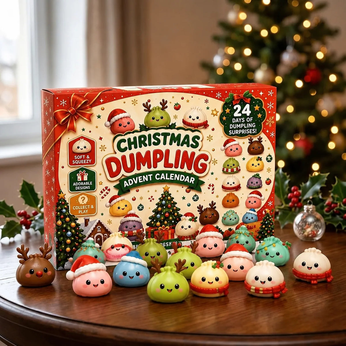 Advent Calendar 24 Days With Squishy Toys