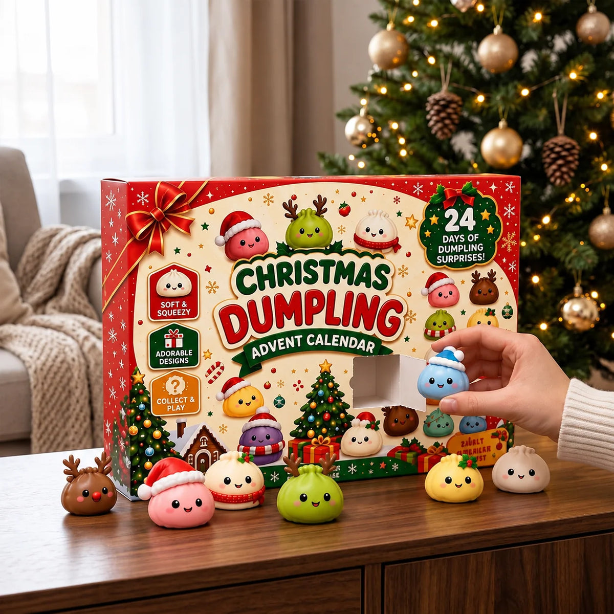 Advent Calendar 24 Days With Squishy Toys