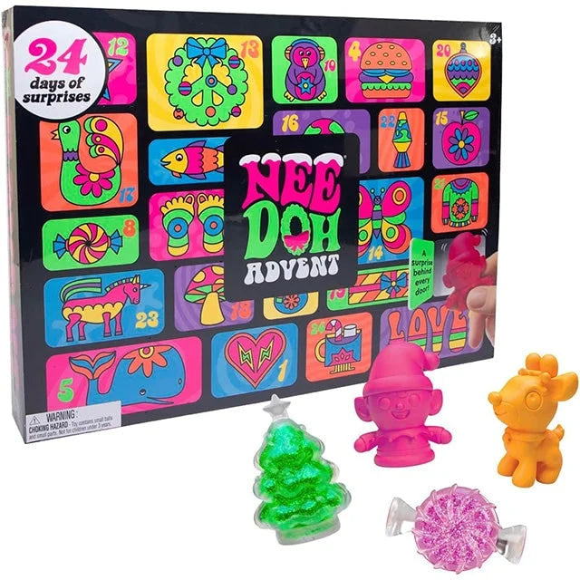 Advent Calendar 24 Mini Squishy Toys for Kids