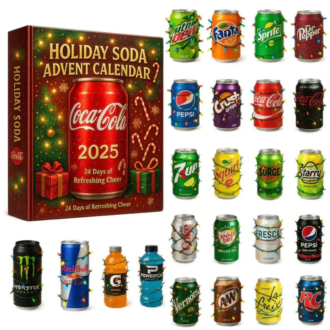 Advent Calendar 24 Miniature Bottle Ornaments