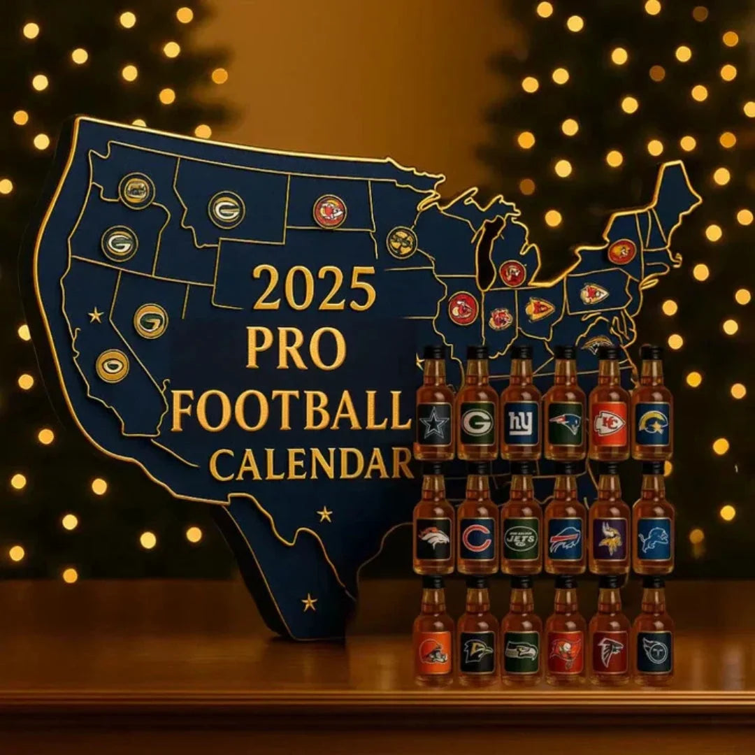 Advent Calendar 24 Miniature Bottle Ornaments