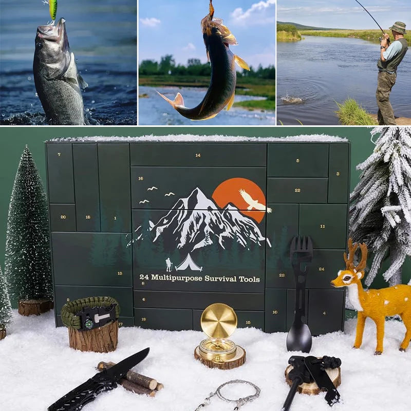 Advent Calendar 24-Piece Camping & Survival Gear