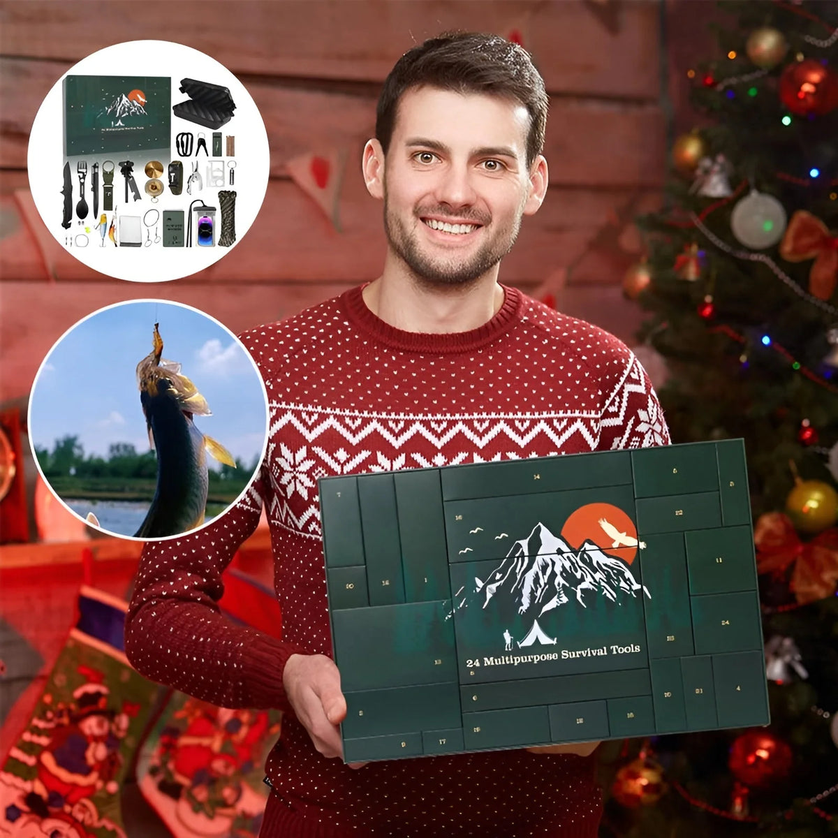 Advent Calendar 24-Piece Camping & Survival Gear