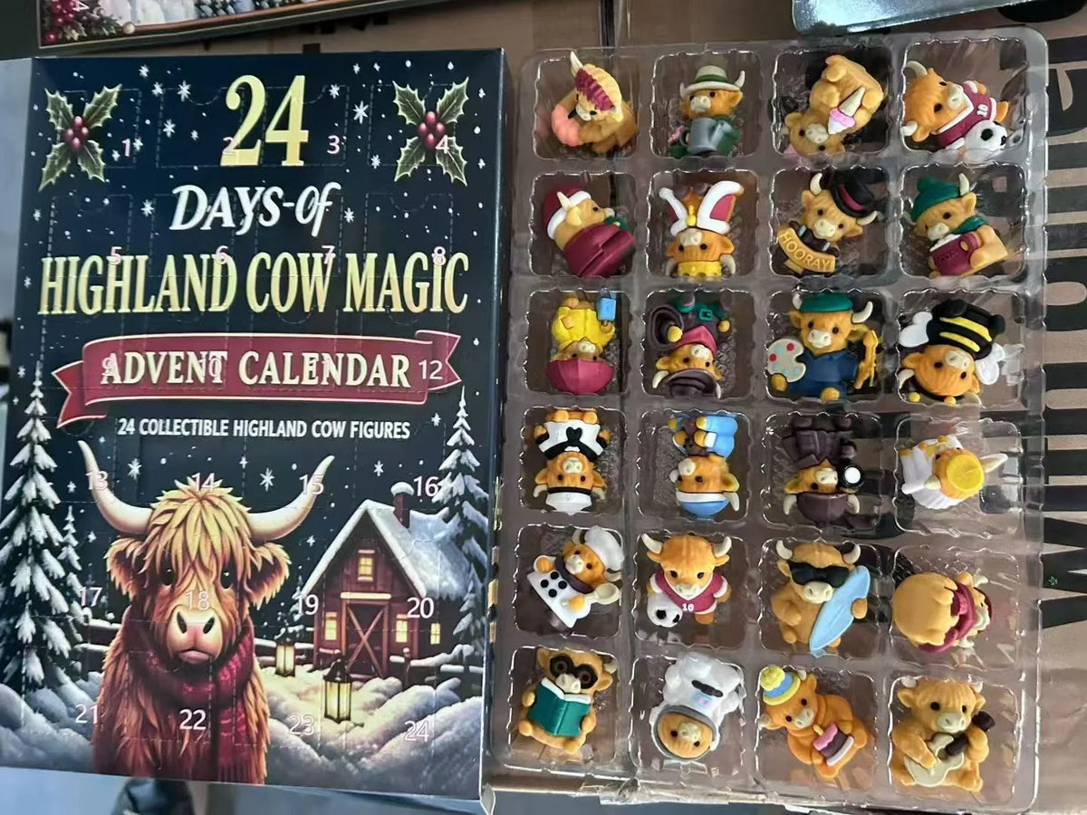 Advent Calendar 24 Squeeze Figures Stress Relief