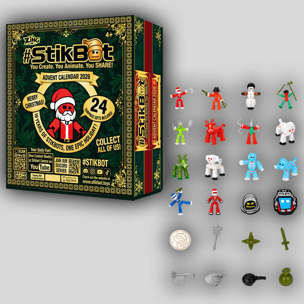 Advent Calendar Action Figure Theme 24-Day Countdown