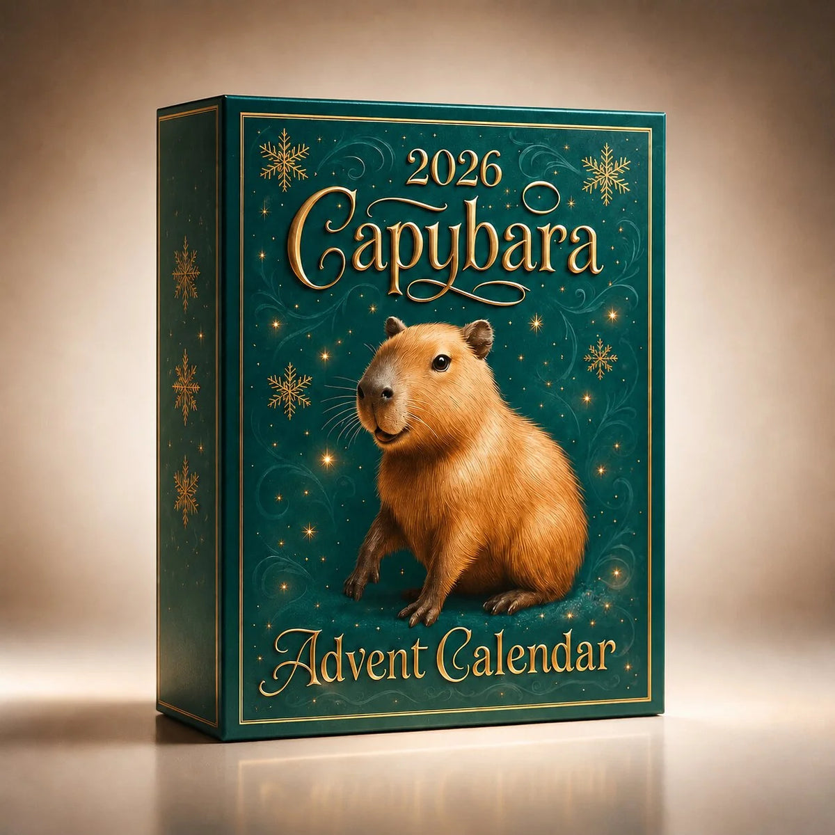Advent Calendar Capybara Ornaments 24-Day Countdown