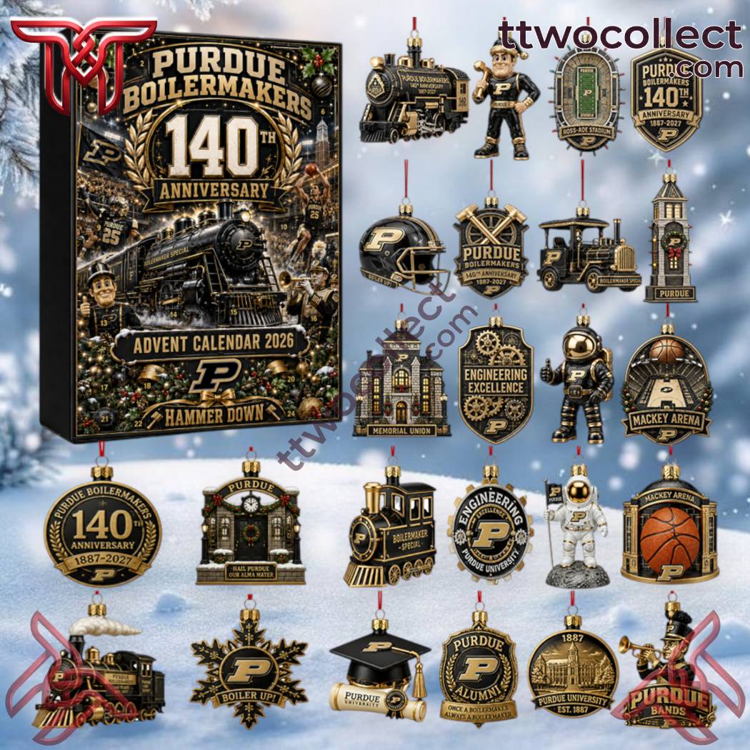 Advent Calendar College Sports 24-Day Countdown Hanging or Standing